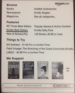 Select Featured -> Kindle Best Sellers